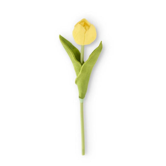 10.5 IN. YELLOW REAL TOUCH MINI TULIP STEM