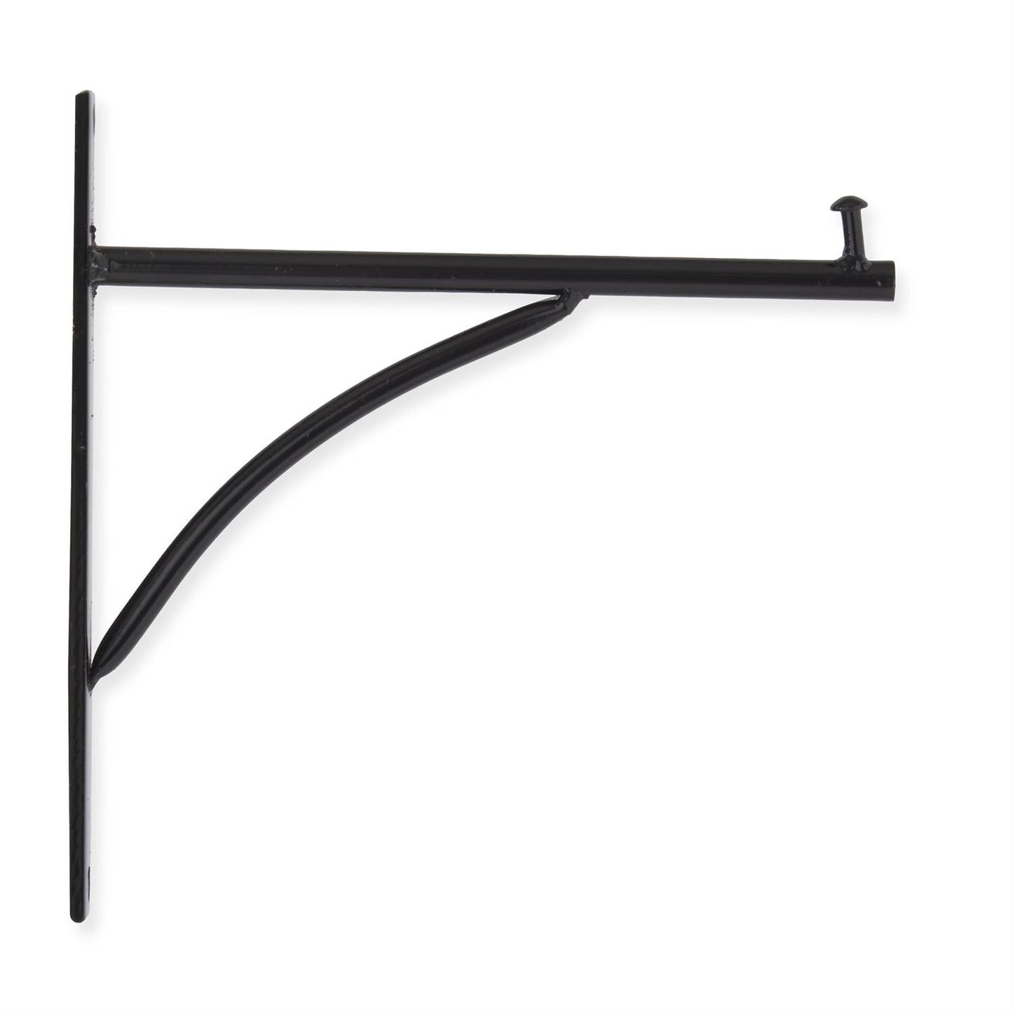 MODERN BLACK METAL WALL HANGING BRACKET