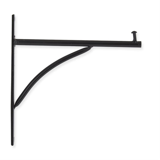 MODERN BLACK METAL WALL HANGING BRACKET