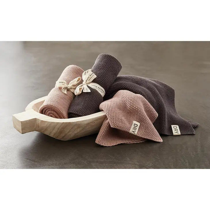KNIT DISH TOWEL - GREY