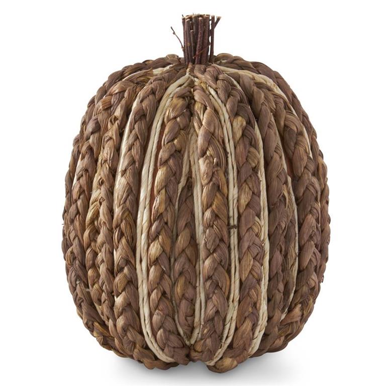 BROWN BRAIDED PUMPKIN