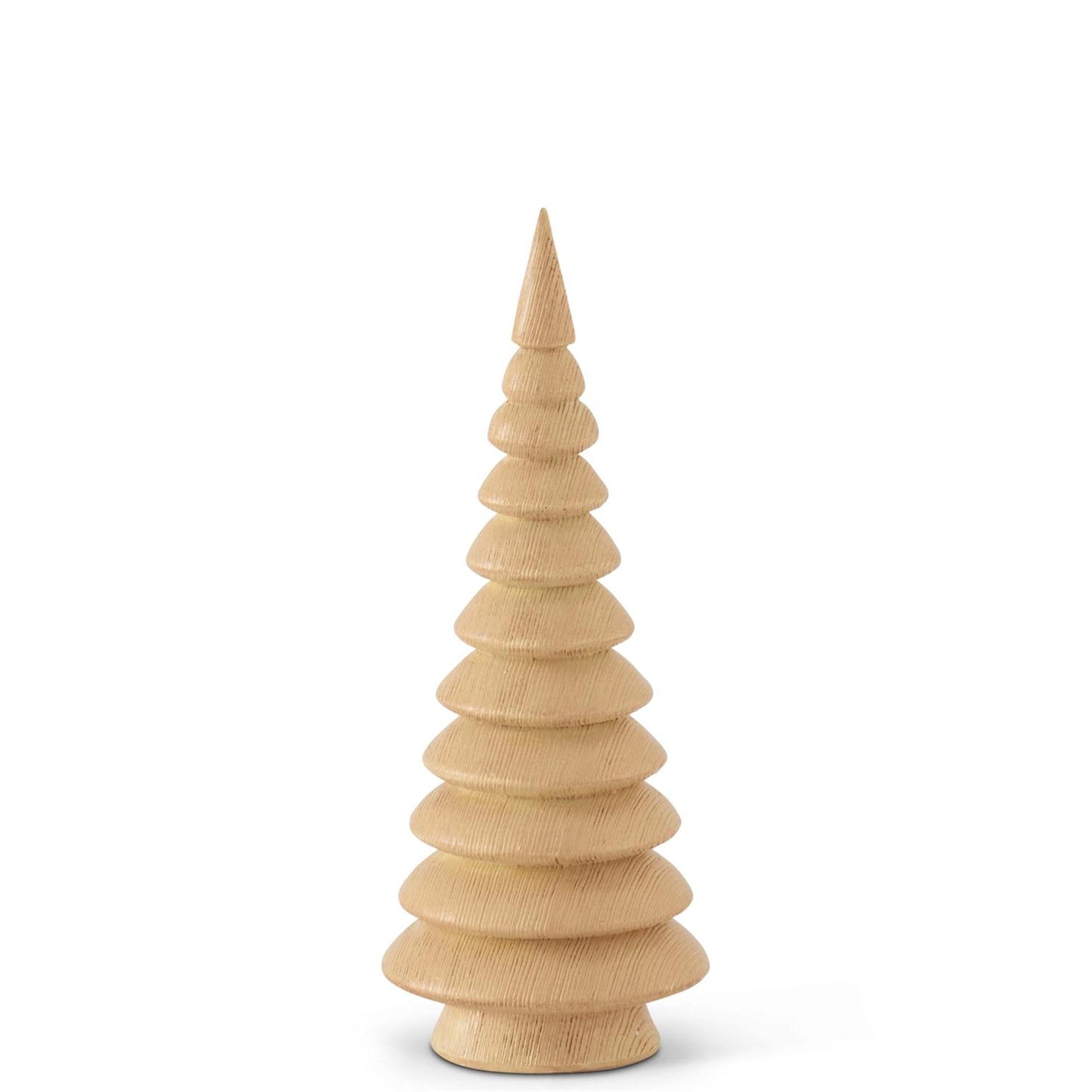 CREAM WOOD GRAIN TREEN