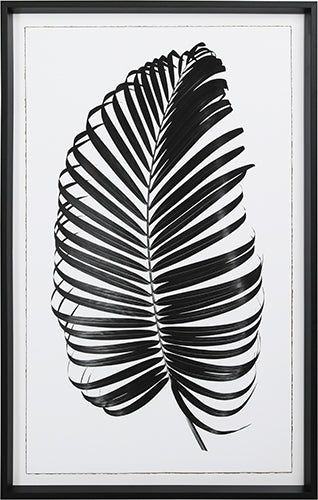 BLACK FROND WALL ART II & III