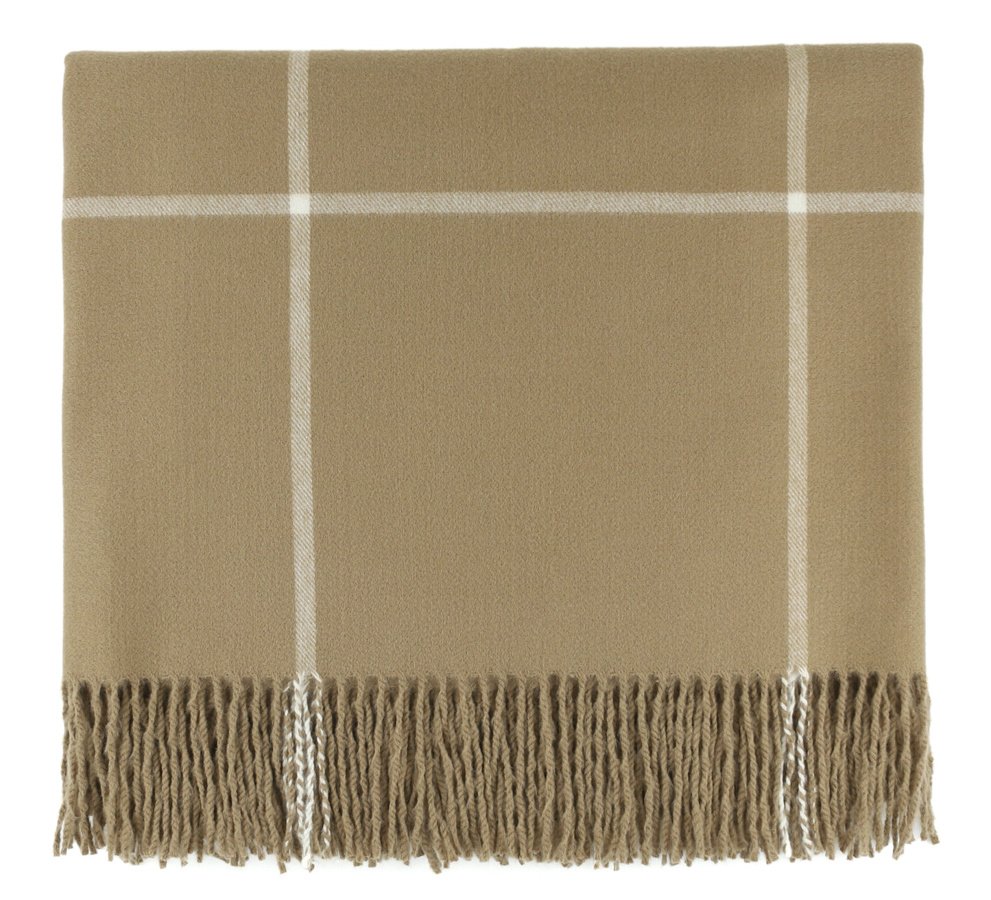 GLASGOW THROW- CAMEL