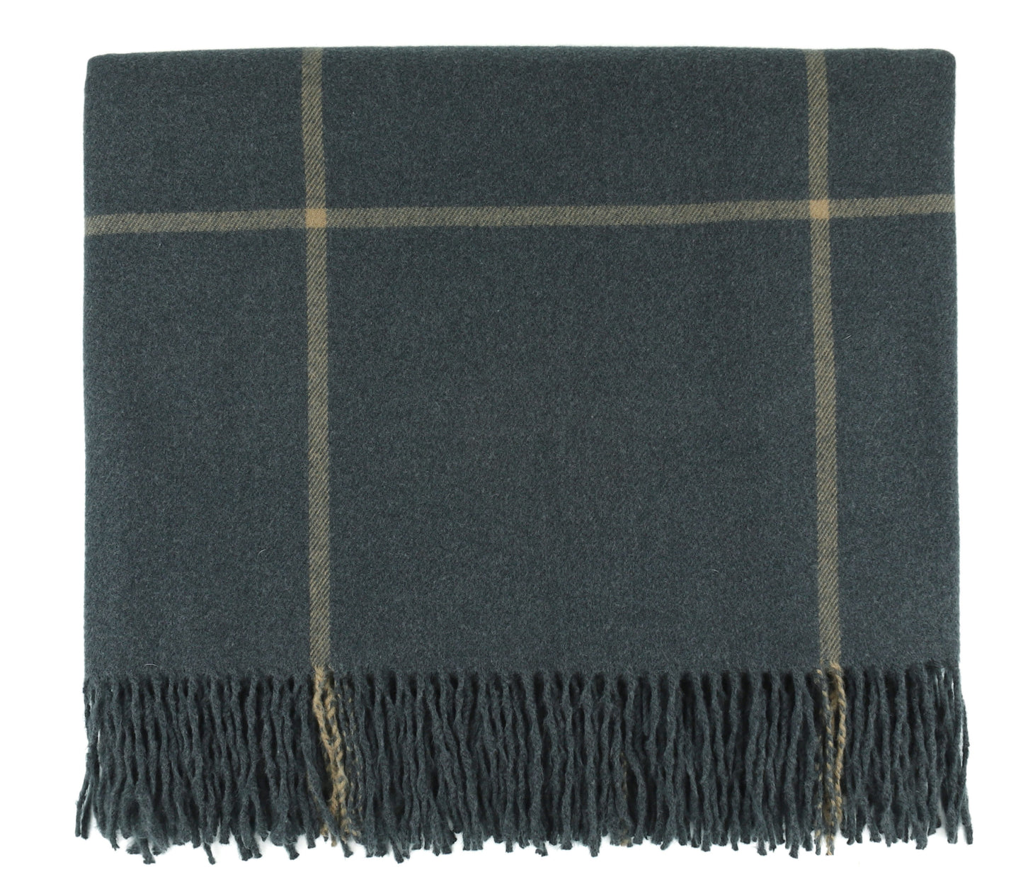 GLASGOW THROW - DARK GREY