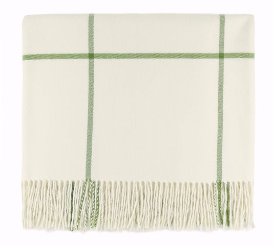 GLASGOW THROW - IVORY