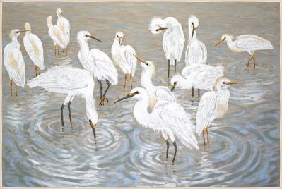 HERON WALL ART
