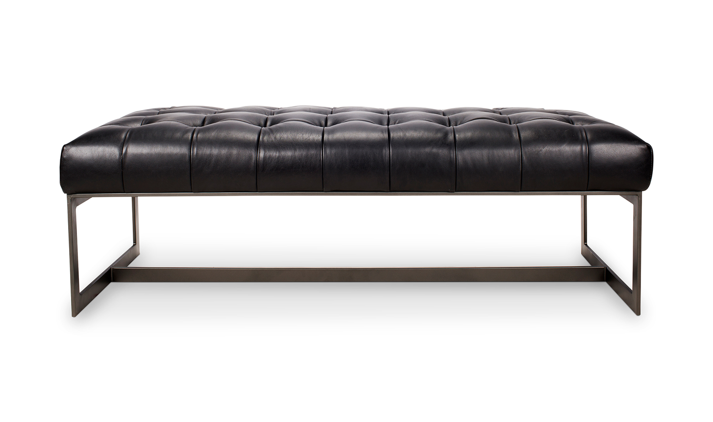 WYATT LEATHER BENCH