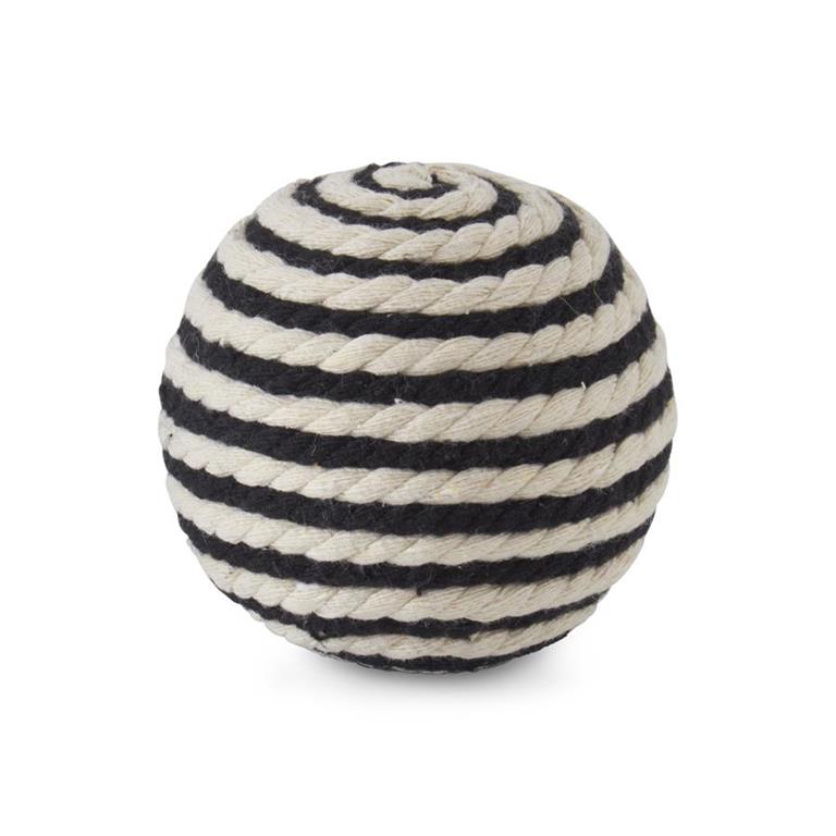 BLACK & CREAM SEAGRASS BALL