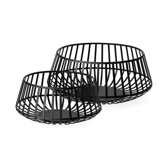 METAL SLATED BOWLS