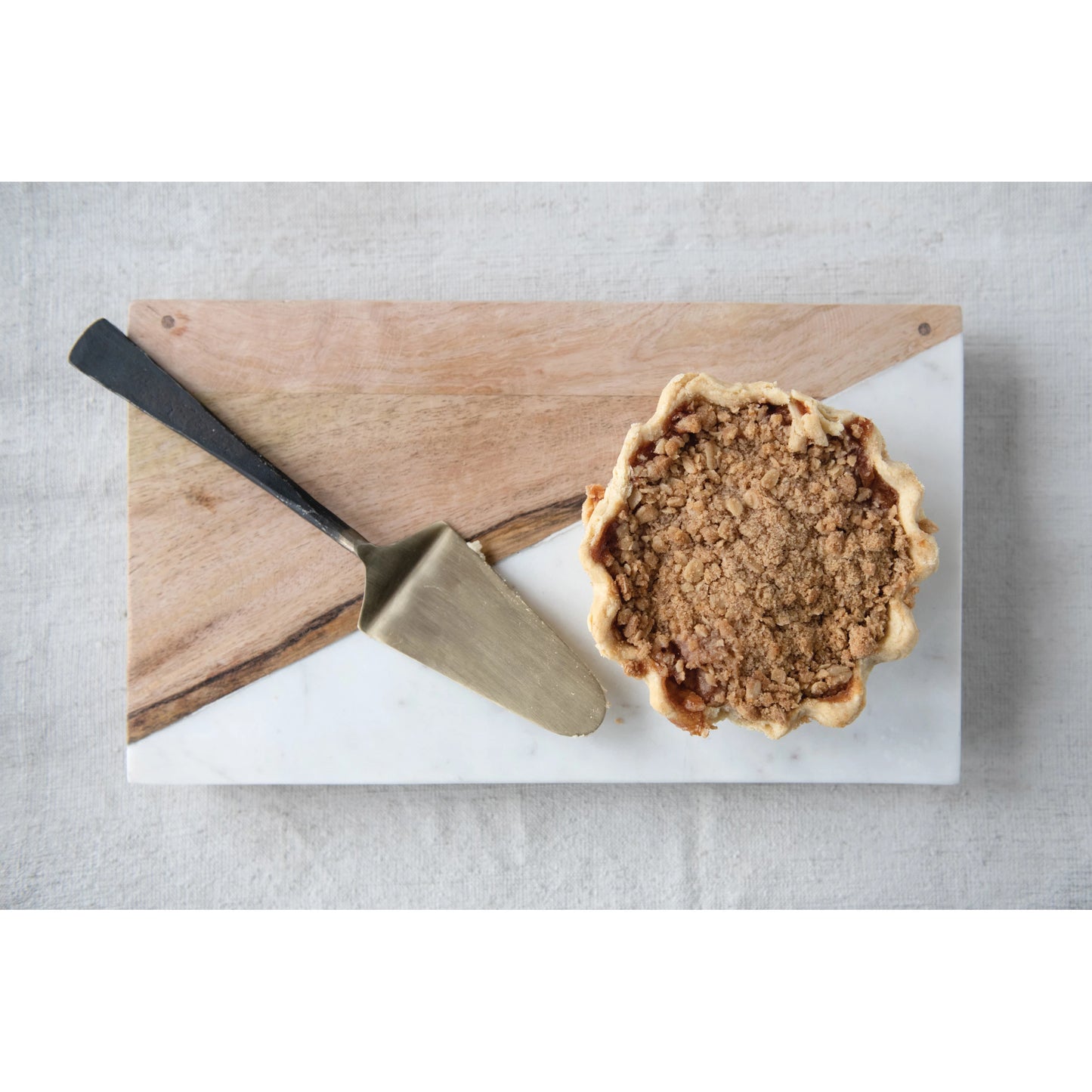 CUTTING BOARD W/ BRASS FEET