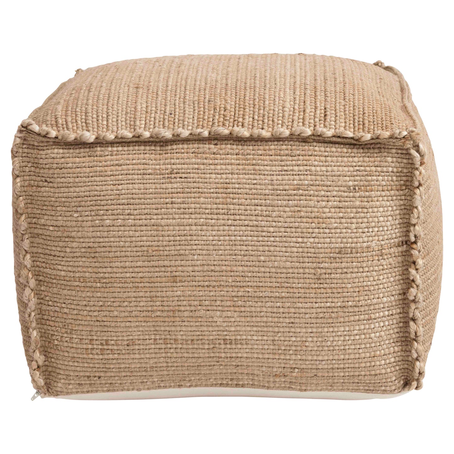 JUTE HAND-WOVEN POUF