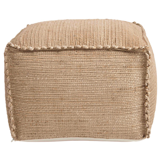 JUTE HAND-WOVEN POUF