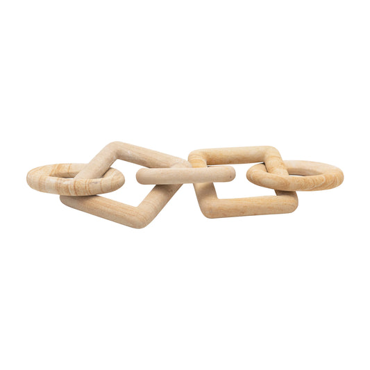 CARVED SANDSTONE CHAIN DECOR