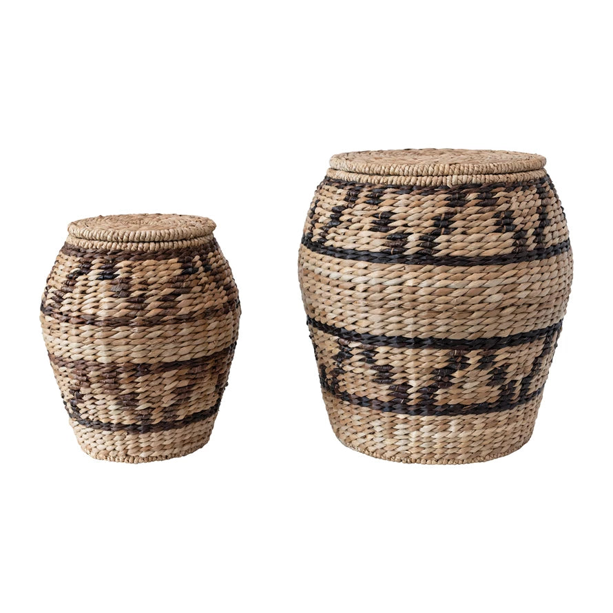 RATTAN AND ABACA BASKETS