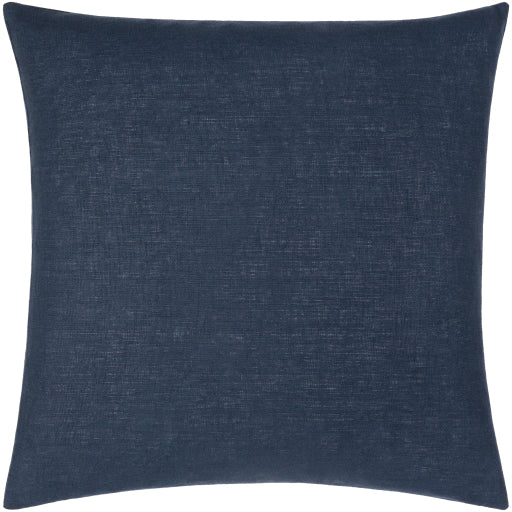 NAVY LINEN PILLOW 20"