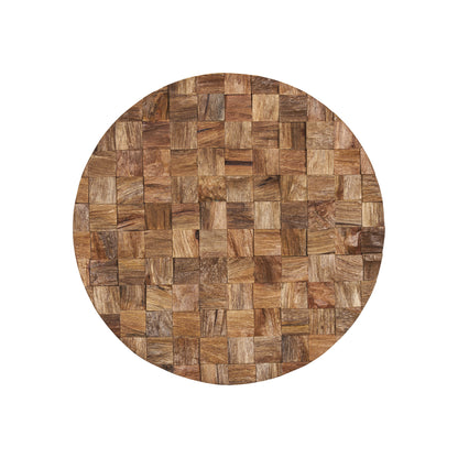 INTO THE ABYSS WOODEN WALL ART LIGHT BROWN