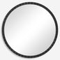 DANDRIDGE ROUND MIRROR, BLACK