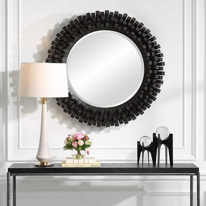 CIRCLE OF PIERS ROUND MIRROR