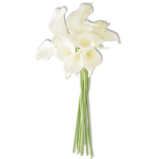 14" REAL TOUCH WHITE CALLA LILY BUNDLE
