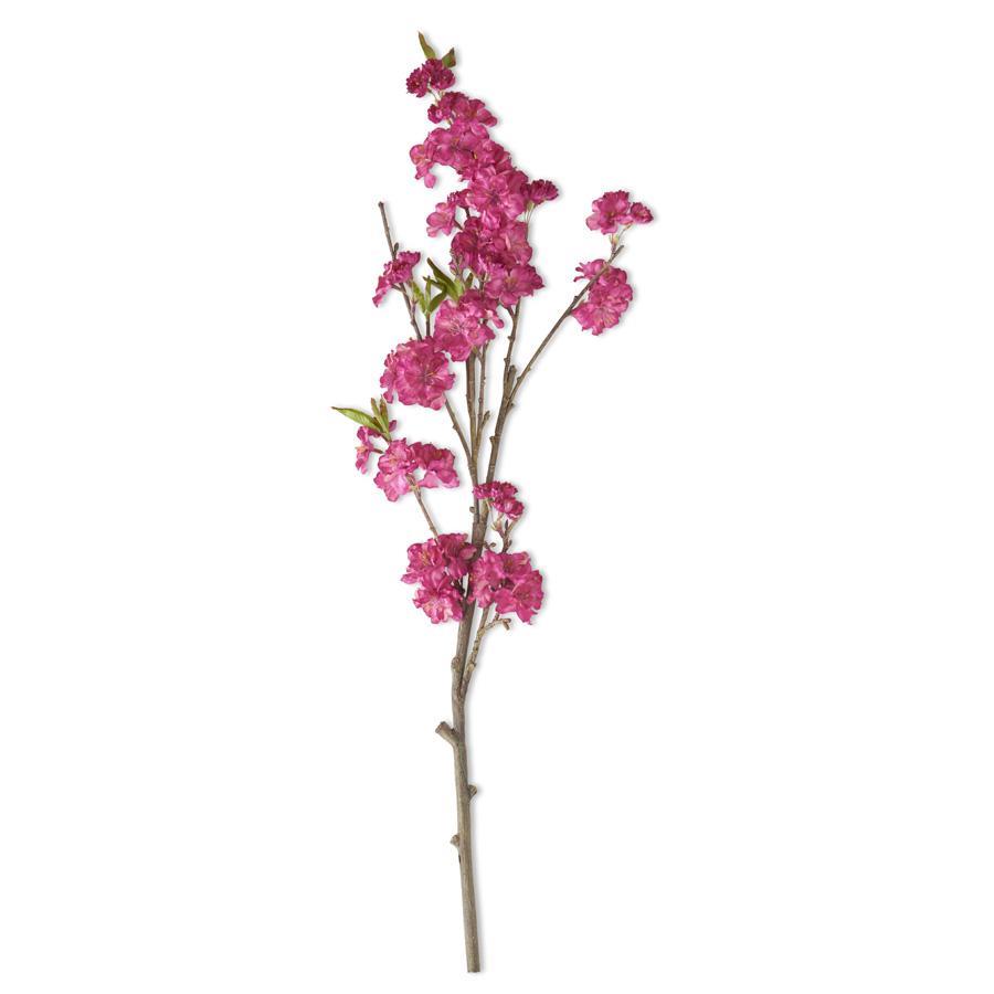 36" INCH FUSCHSIA CHERRY BLOSSOM SPRAY