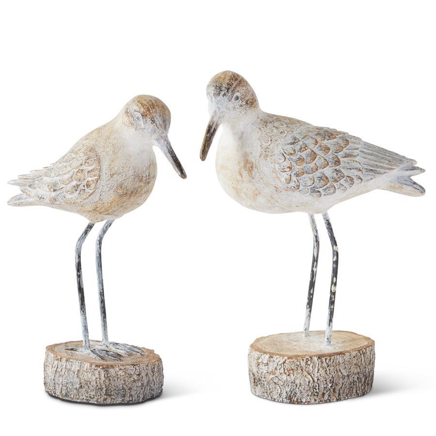 SEA BIRDS W/METAL LEGS ON BASE