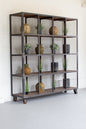 16 CUBE METAL & RECYCLED WOOD DISPLAY