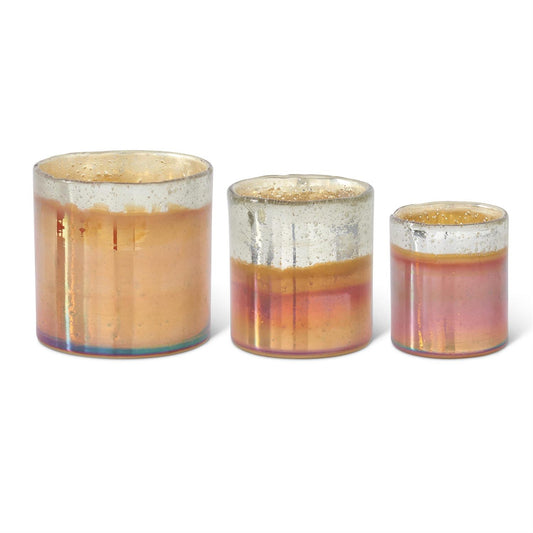 ORANGE LUSTER OMBRE VOTIVES