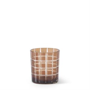 BROWN ETCHED VOTIVES