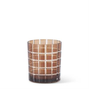 BROWN ETCHED VOTIVES