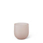 BLUSH CUT GLASS VASE