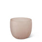 BLUSH CUT GLASS VASE