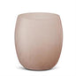 BLUSH CUT GLASS VASE