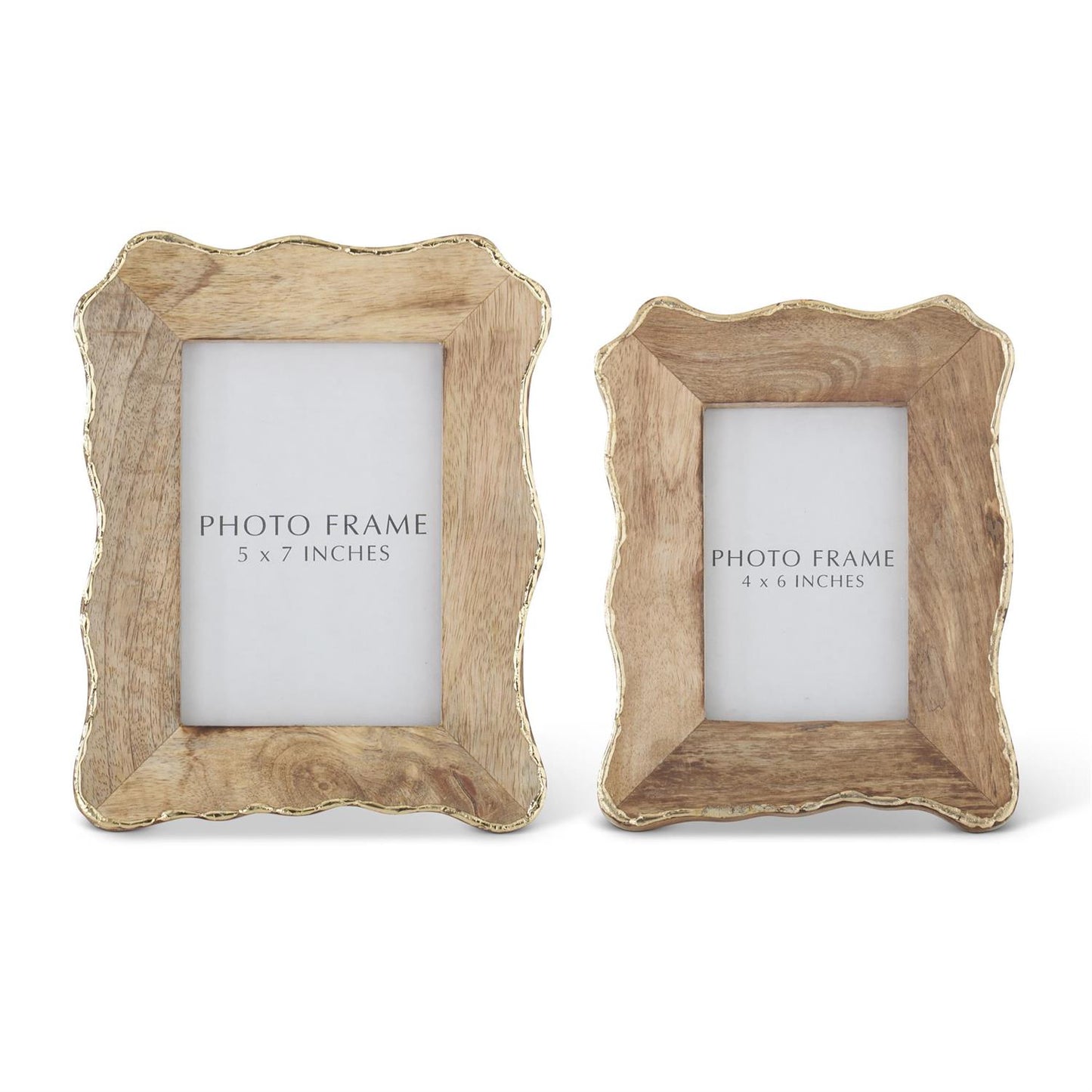 SCALLOPED EDGE MANGO WOOD FRAMES