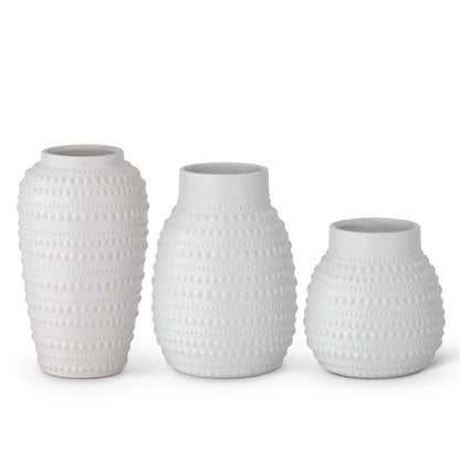 DOT EMBOSSED VASE