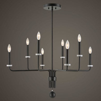 DISPLAY- EBONY ELEGANCE CHANDELIER