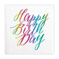 HAPPY BIRTHDAY RAINBOW NAPKINS