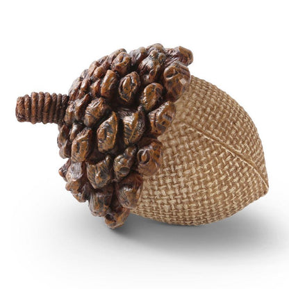 RESIN ACORN W/PINECONE TOP