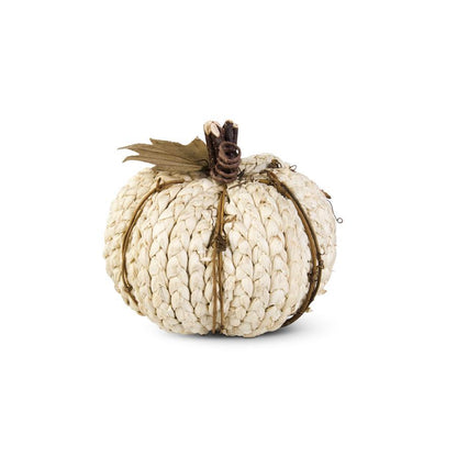 BRAIDED CREAM PUMPKINS