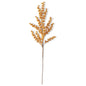 ORANGE FLOCKED BERRY STEM 28"