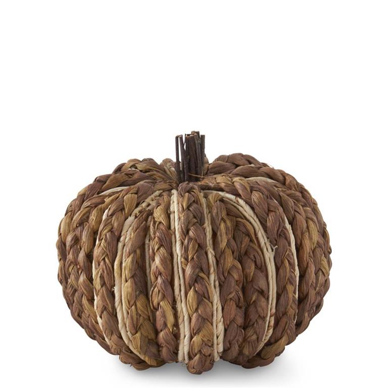 BROWN BRAIDED PUMPKIN