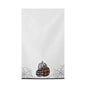 WHITE HALLOWEEN PUMPKIN HAND TOWEL