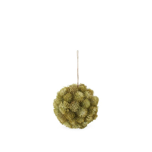 GREEN DRIED THISTLE BALL