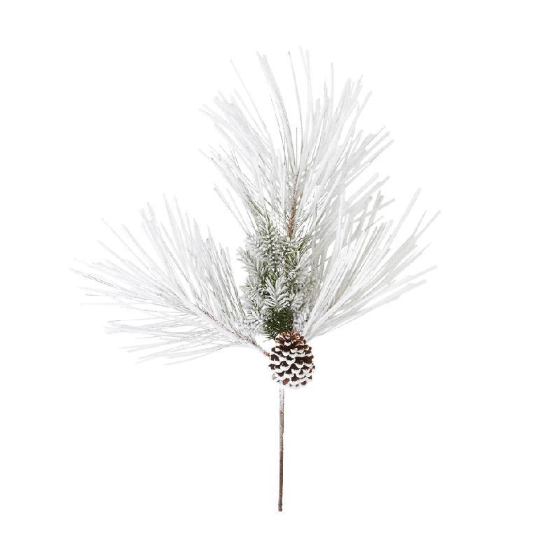 SNOWY PINE WITH PINECONES SPRAY