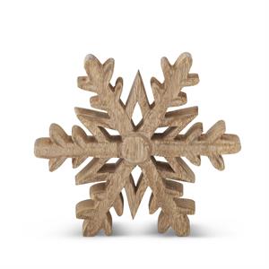 WOOD SNOWFLAKE CUTOUTS