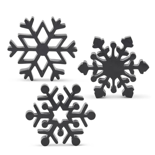 MATTE BLACK SNOWFLAKES