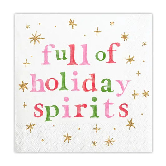 HOLIDAY SPIRITS NAPKINS