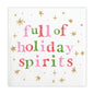 HOLIDAY SPIRITS NAPKINS