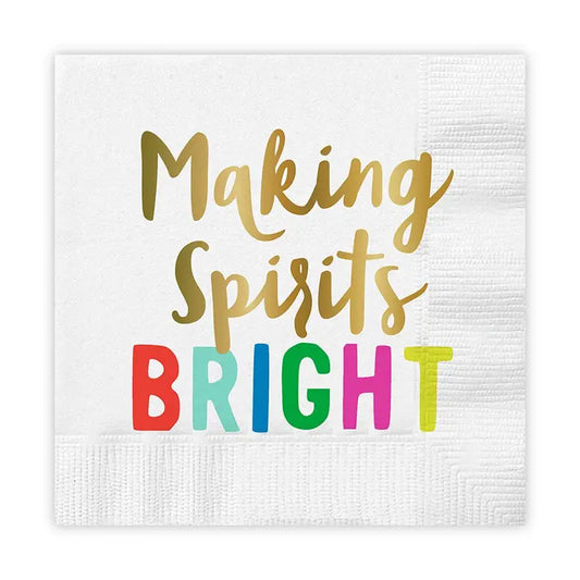 MAKING SPIRITS BRIGHT NAPKINS