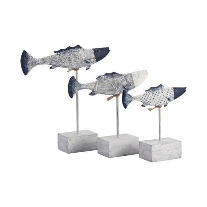 ANTIQUE FISH STATUES